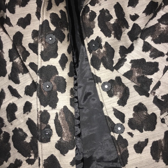 Lafayette 148 New York Animal Print Blazer Jacket - Picture 4 of 8